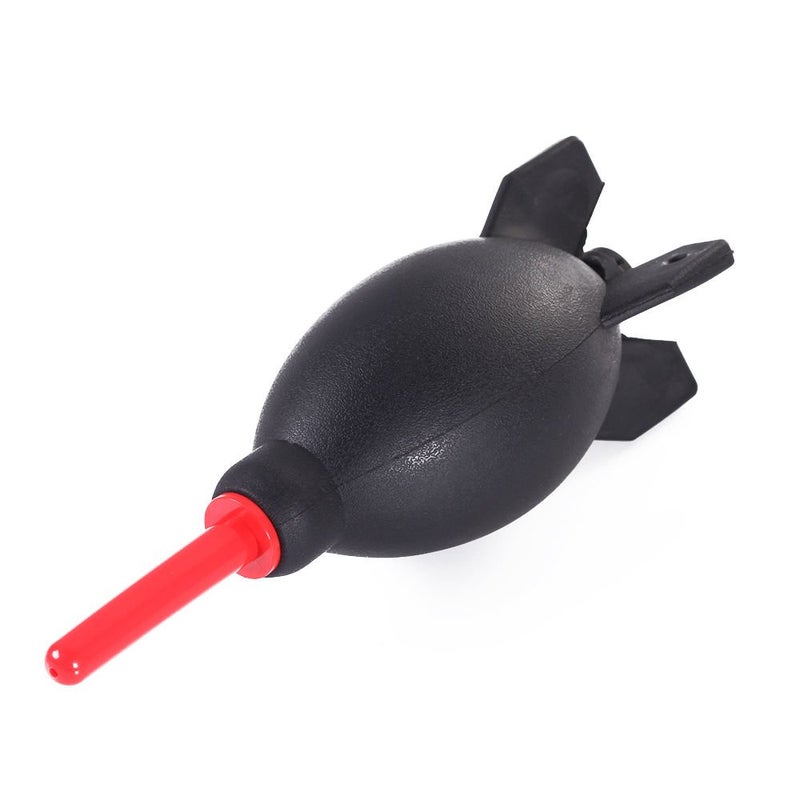 FocusFoto PRO 6.6 Inch Rubber Rocket Air Blower Duster Cleaner Dust Cleaning for DSLR Camera CCD Lens Keyboard Red - Image 4